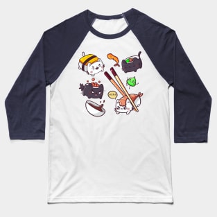 Sushi cats Baseball T-Shirt